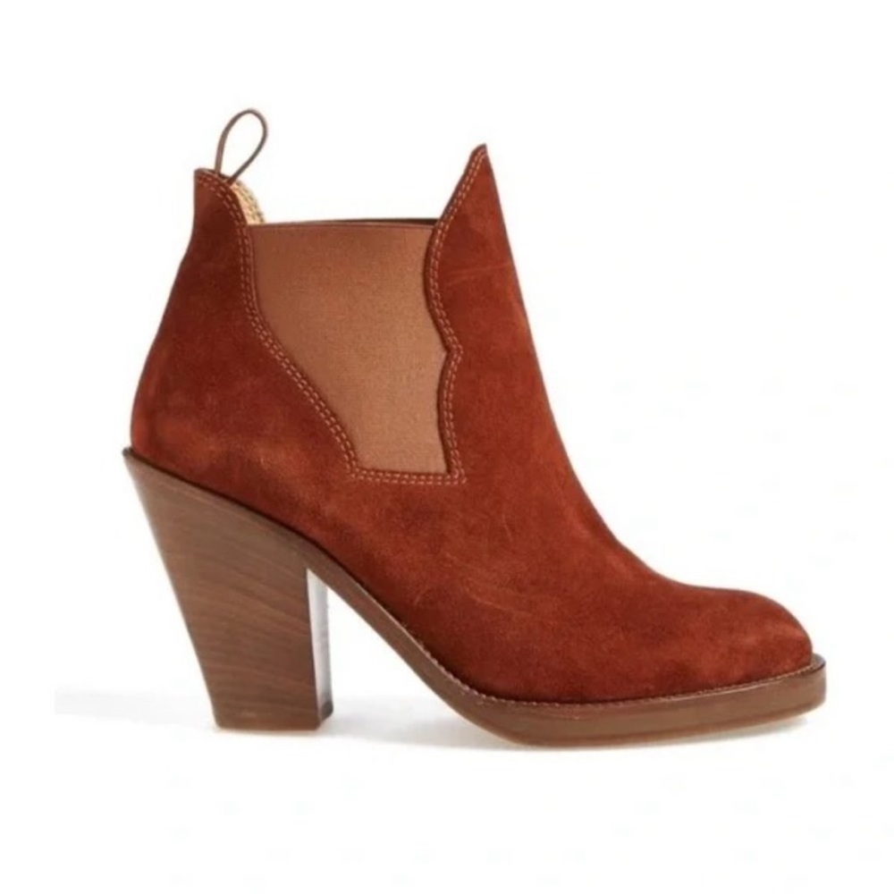 ACNE STUDIOS Boots In Rust Brown Size 36